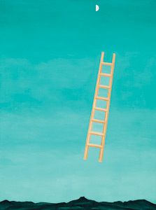 Georgia O’Keefe, Ladder to the Moon, 1958 Oil on canvas, 40 x 30 inches
